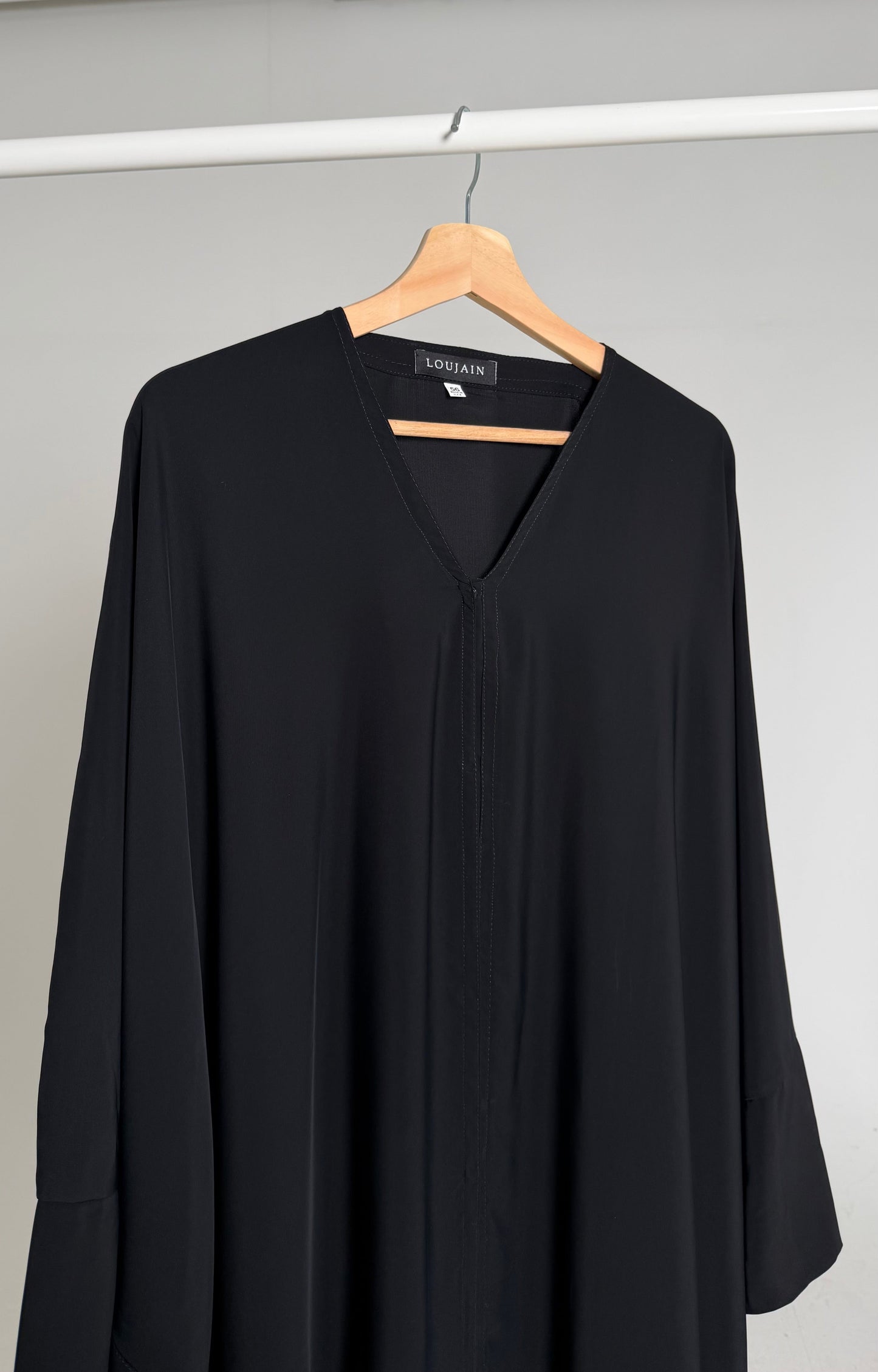 Safa Black Premium Essential Butterfly Abaya