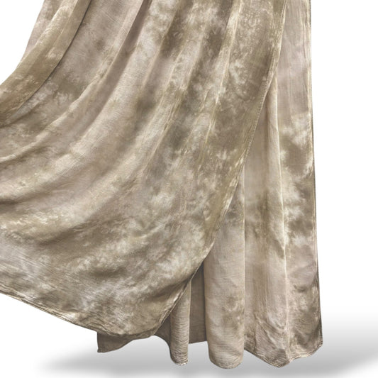 Beige Modal tiedye Dip Hijab