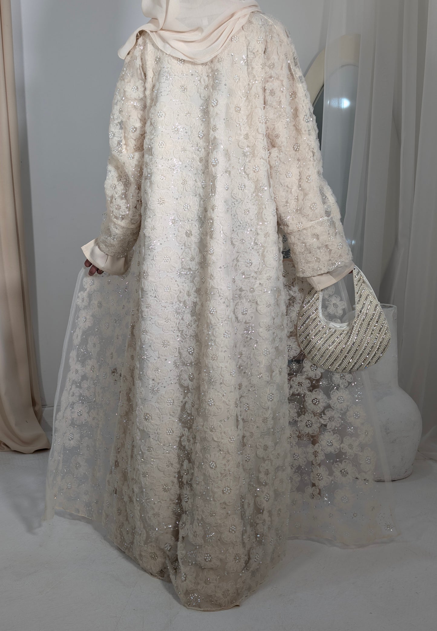 Zeina Floral Embellished Abayas for Women