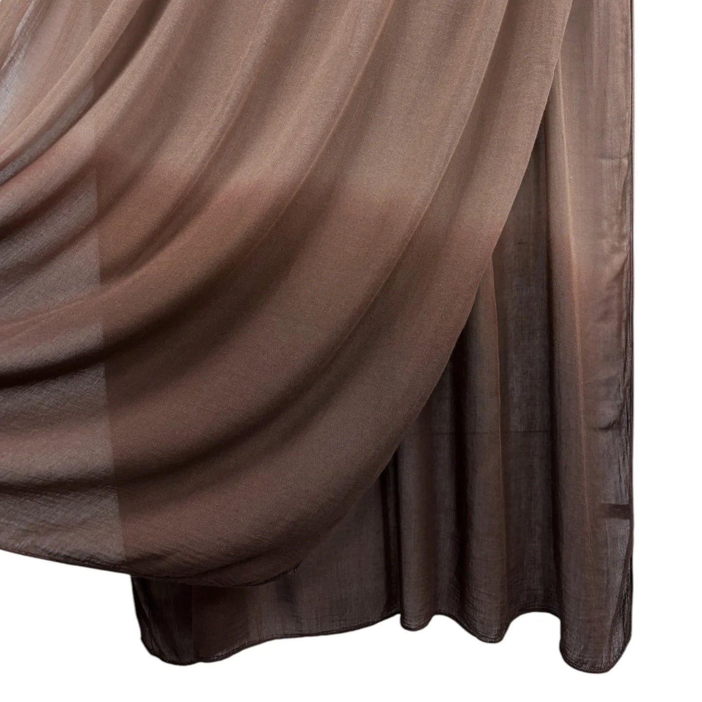 Brown with Light Brown Modal Ombre Dip Hijab