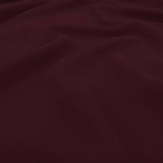 Burgundy Plain Pearl Chiffon Hijab