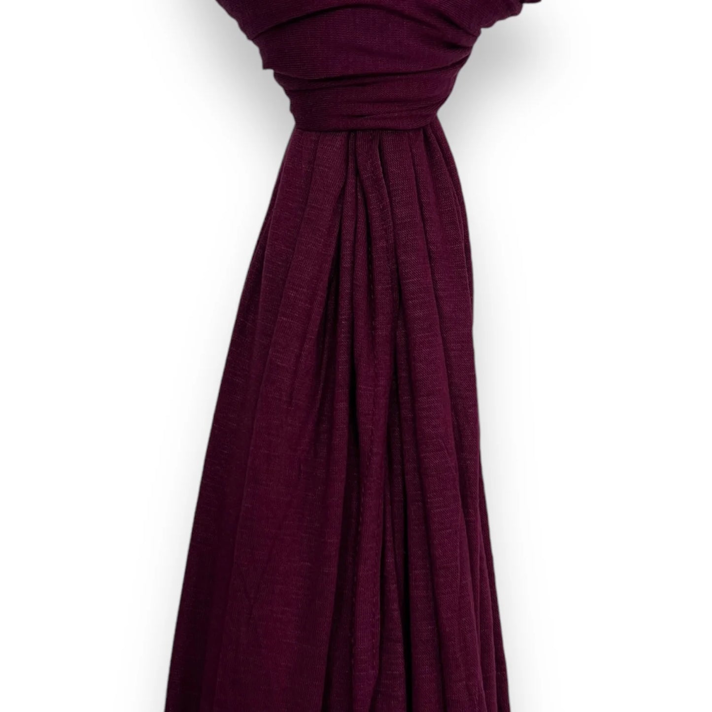 Burgundy Jersey Lite Hijab Emirati