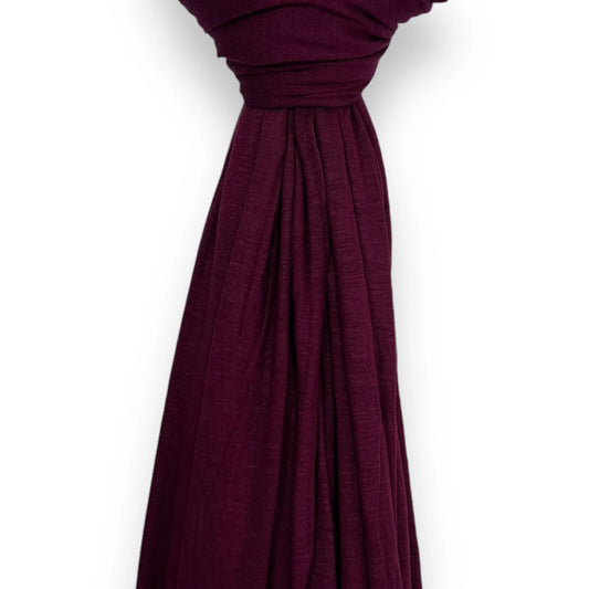 Burgundy Jersey Lite Hijab Emirati