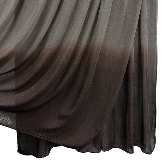 Coffee With Brown Modal Ombre Dip Hijab