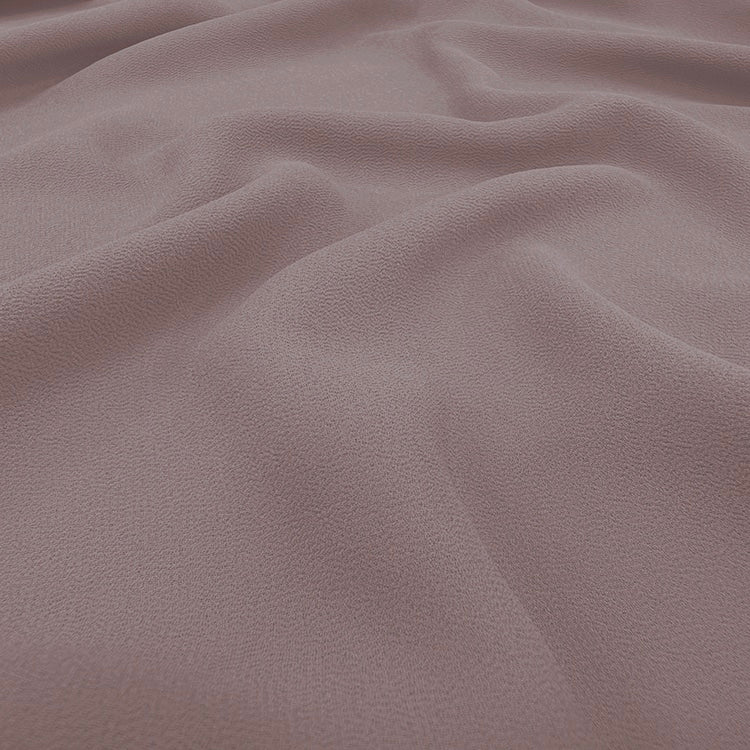 Coral Rose Plain Pearl Chiffon Hijab