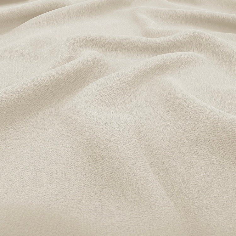 Cream Plain Pearl Chiffon Hijab