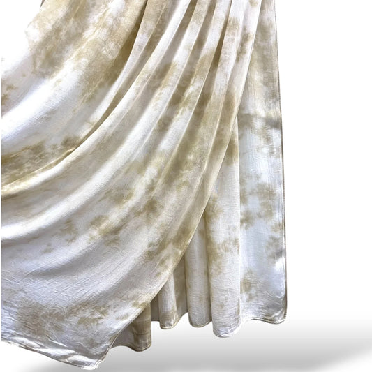 Cream Modal tiedye Dip Hijab