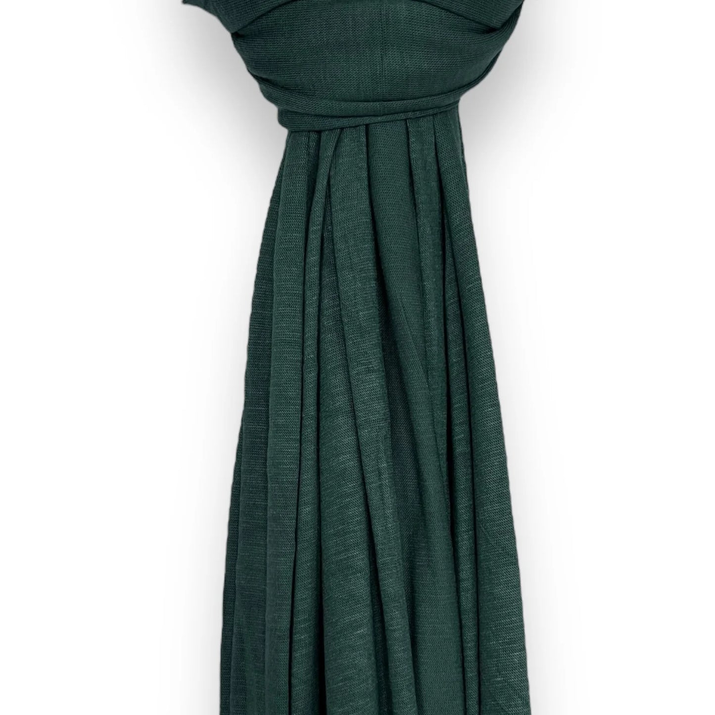 Dark Green Jersey Lite Hijab Emirati