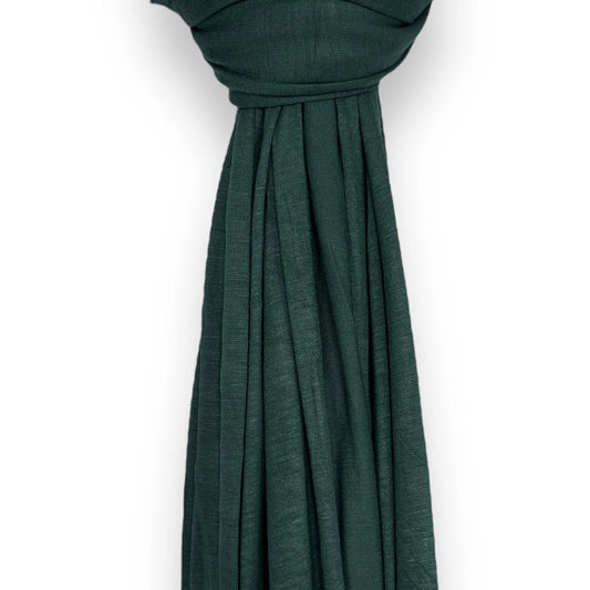 Dark Green Jersey Lite Hijab Emirati