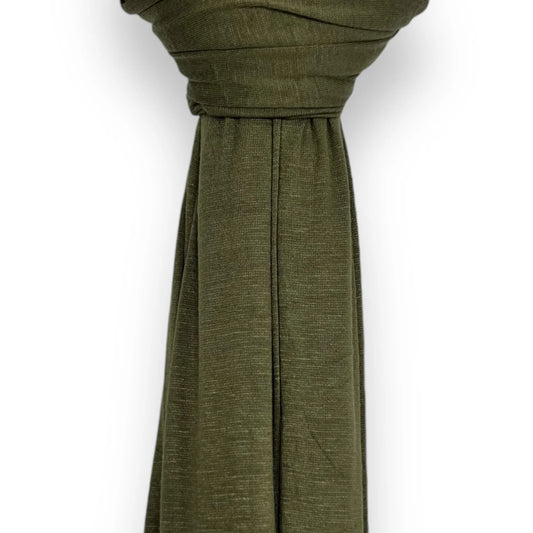 Dark Khaki Jersey Lite Hijab Emirati
