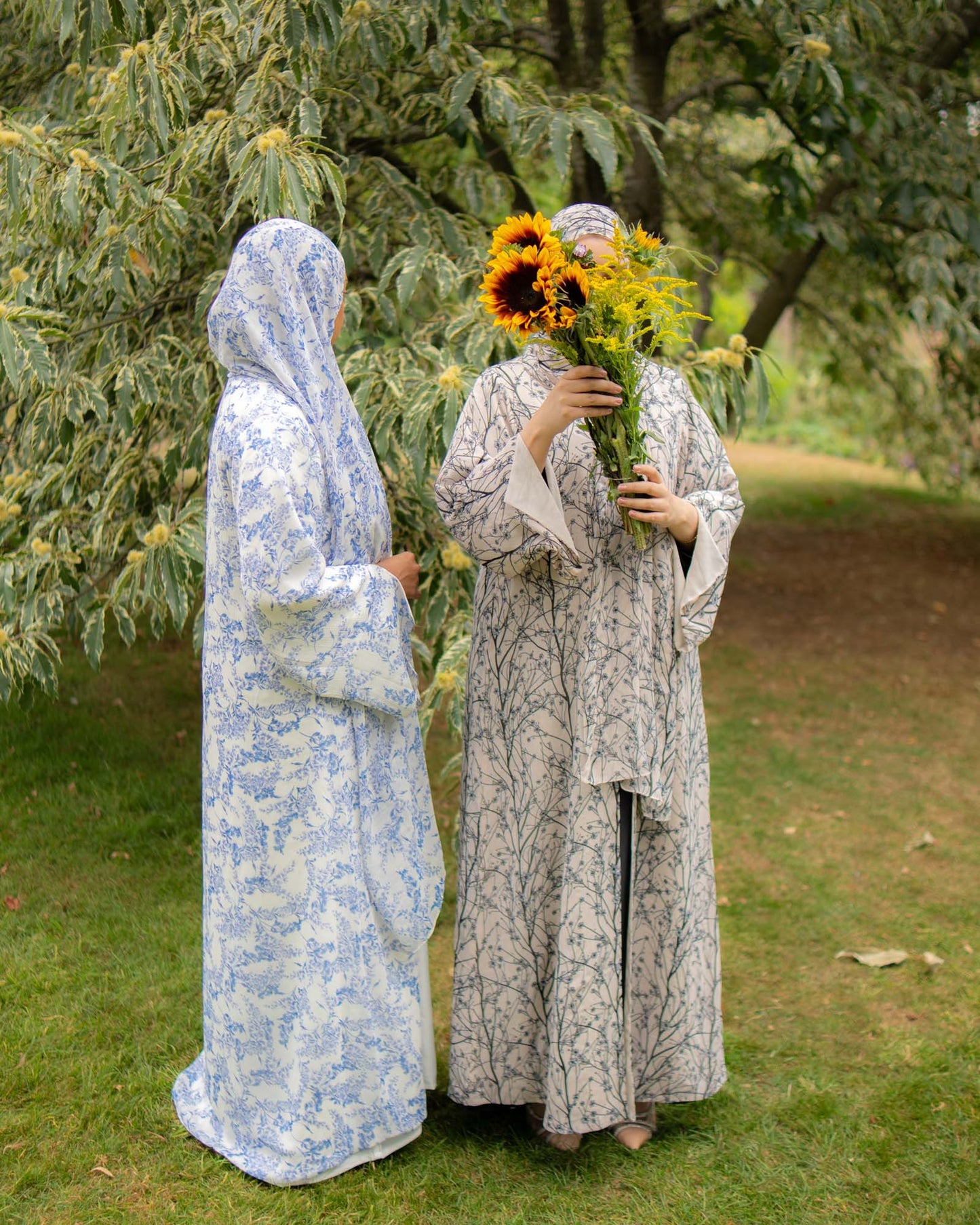 Hala Chiffon Printed Abaya