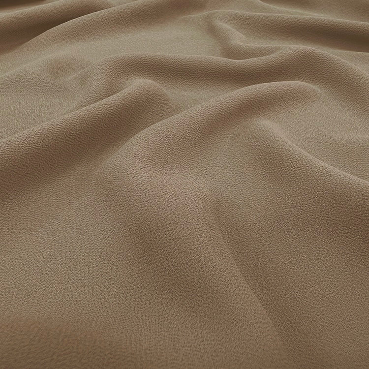 Latte Plain Pearl Chiffon Hijab  