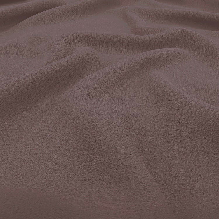 Light Brown Plain Pearl Chiffon Hijab