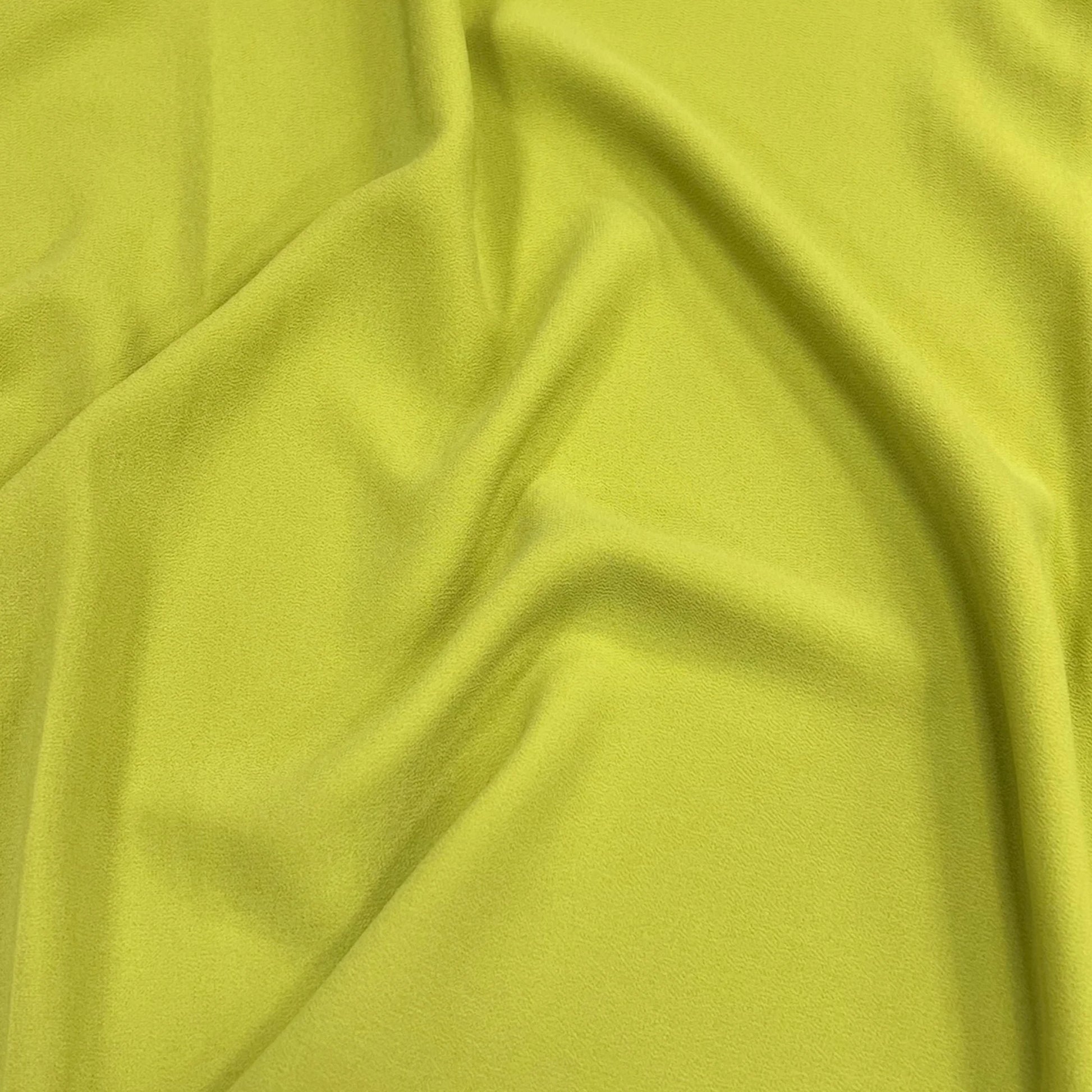 Lime Plain Pearl Chiffon Hijab