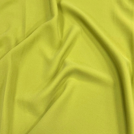 Lime Plain Pearl Chiffon Hijab