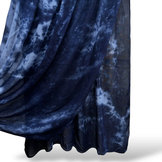Navy Modal Tiedye Hijab