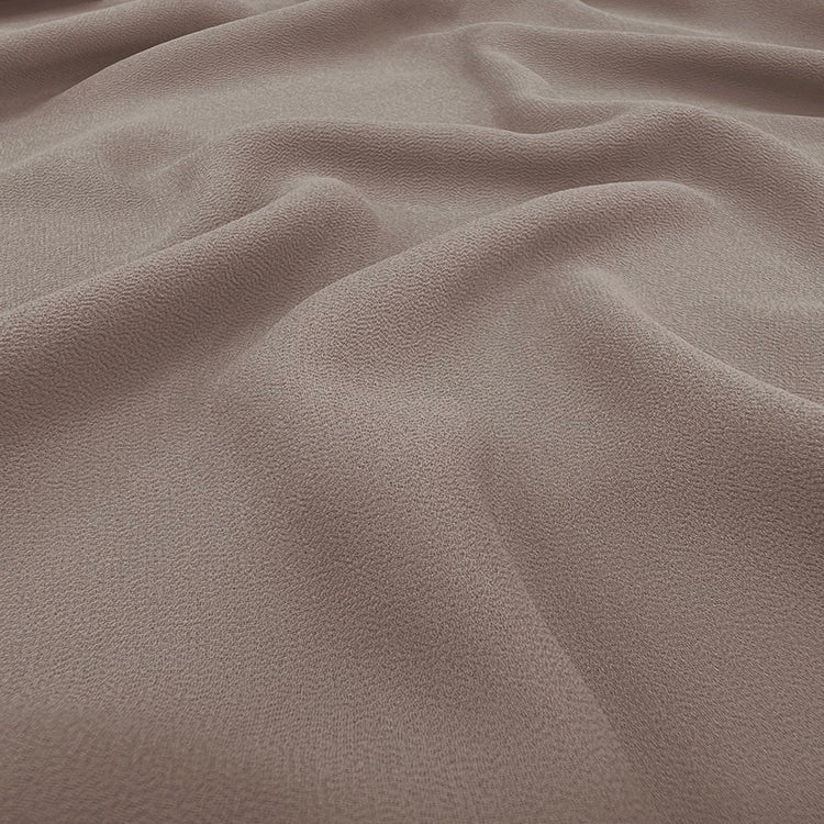 Rose Tan Plain Pearl Chiffon Hijab