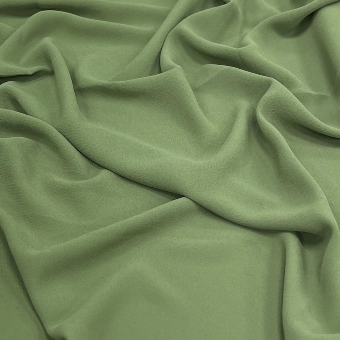 Sage Plain Pearl Chiffon Hijab