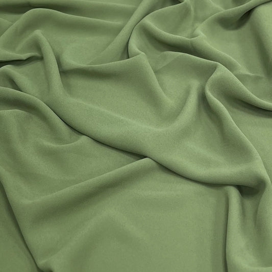 Sage Plain Pearl Chiffon Hijab