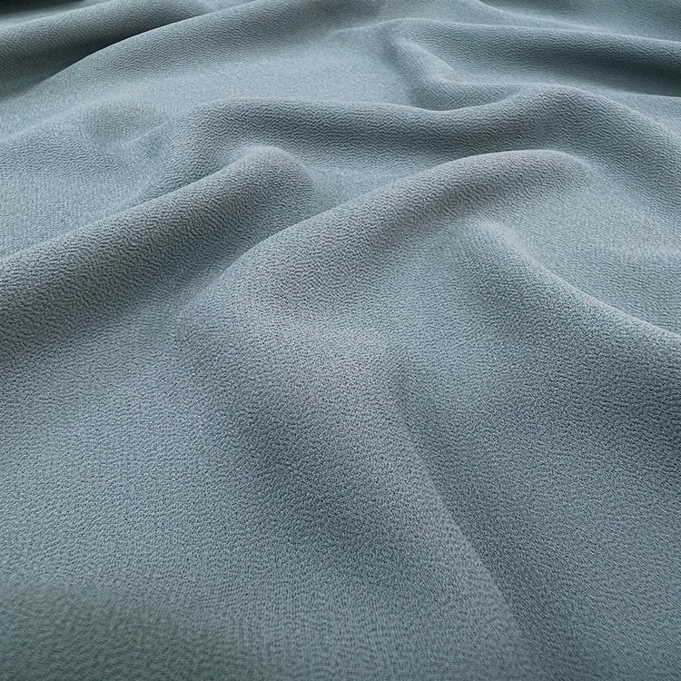 Steel Blue Plain Pearl Chiffon Hijab