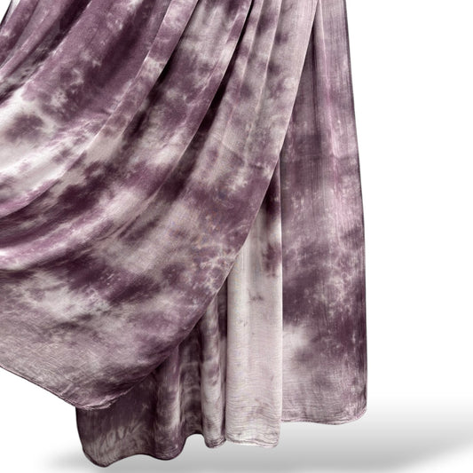 Taro Modal tiedye Dip Hijab