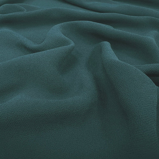 Teal Green Plain Pearl Chiffon Hijab