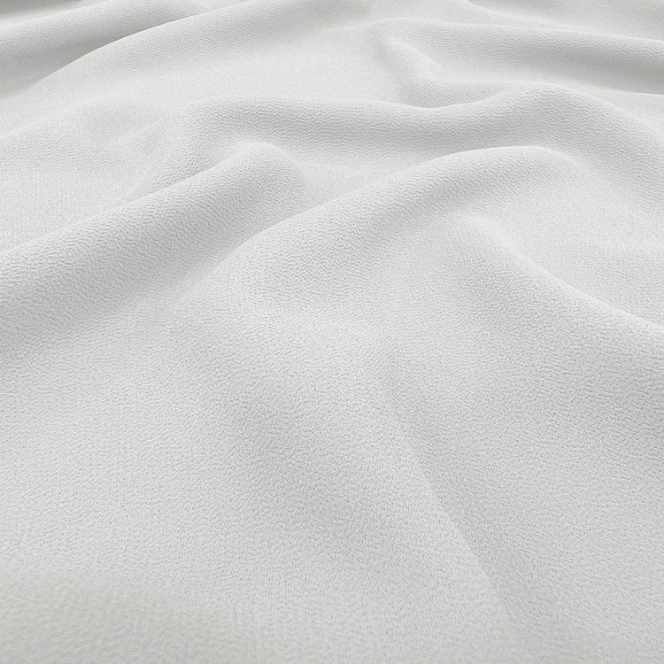 White Plain Pearl Chiffon Hijab