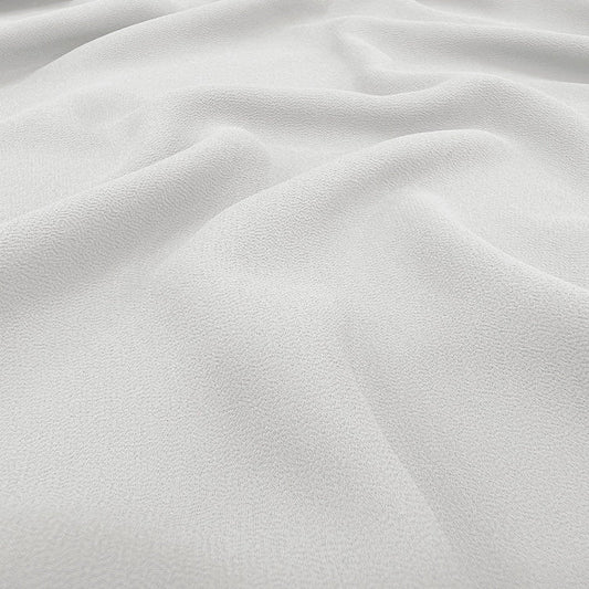 White Plain Pearl Chiffon Hijab