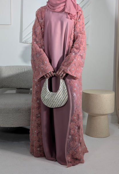 Zeina Floral Embellished Abayas for Women