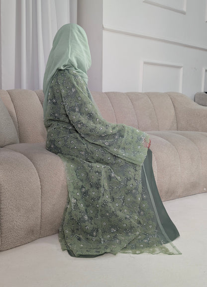 Zeina Floral Embellished Abayas for Women