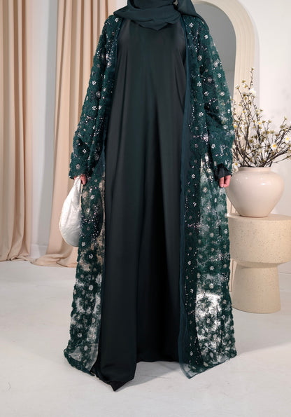 Zeina Floral Embellished Abayas for Women