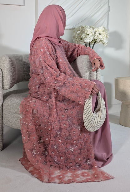 Zeina Floral Embellished Abayas for Women
