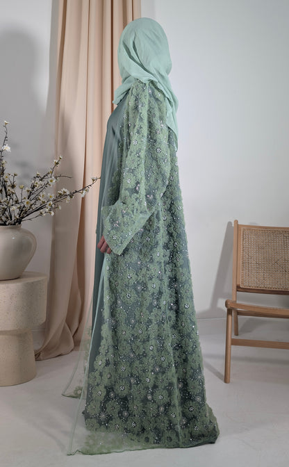 Zeina Floral Embellished Abayas for Women